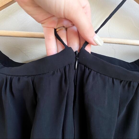 NWT Ann Taylor Black Halter Strap Off The Shoulder Dress - Picture 6 of 8